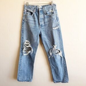 Agolde 90's Mid Rise Loose Fit Jeans in Fall Out size 27